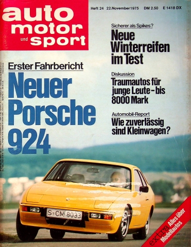 Deckblatt Auto Motor und Sport (24/1975)